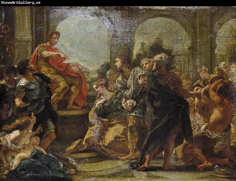 Giovanni Battista Gaulli Called Baccicio Continence of Scipio